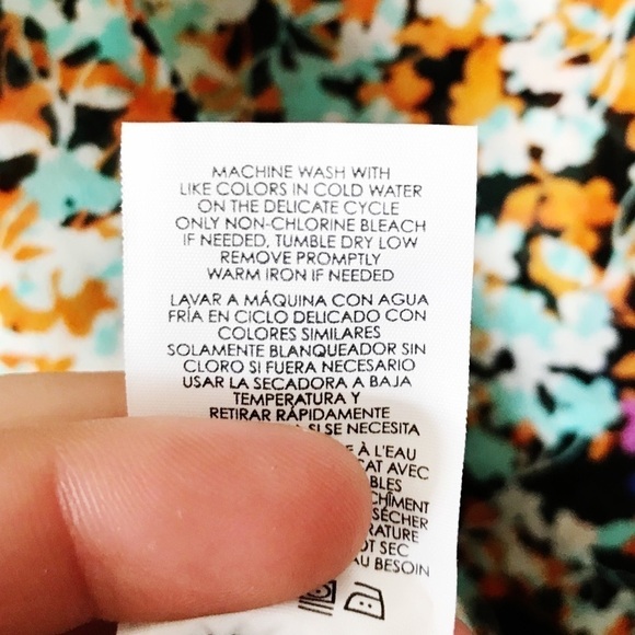 CAbi 5538 Merry Go Round Wraparound Floral Tank XS - Picture 8 of 8